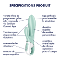 Vibromasseur rabbit gonflant connecté, USB - Air Pump Bunny 5 - Satisfyer