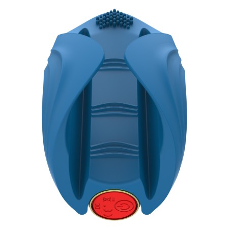 Masturbateur vibrant bleu USB - MILO