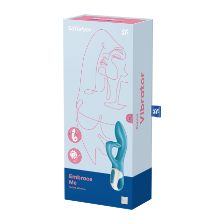 Vibromasseur rabbit bleu USB Embrace Me Satisfyer