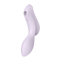 Vibromasseur et stimulateur de clitoris violet,  Curvy Trinity 2