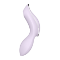 Vibromasseur et stimulateur de clitoris violet,  Curvy Trinity 2