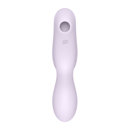 Vibromasseur et stimulateur de clitoris violet,  Curvy Trinity 2