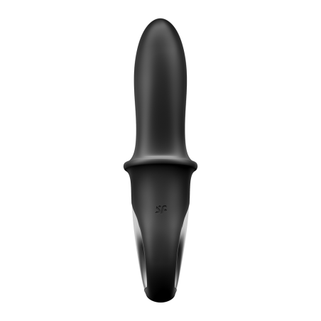 Vibromasseur noir USB, chauffant et connecté Hot Passion Satisfyer