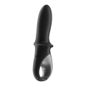 Vibromasseur noir USB, chauffant et connecté Hot Passion Satisfyer