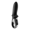 Vibromasseur noir USB, chauffant et connecté Hot Passion Satisfyer