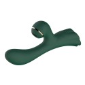 Vibromasseur double stimulation point G et clitoris vert FAIRY USB