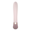 Satisfyer Vibromasseur point G avec stimulateur clitoris connecté chauffant USB mauve Heat Wave Satisfyer