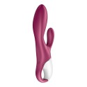 Satisfyer Rabbit chauffant connecté USB rouge Heated Affair Satisfyer