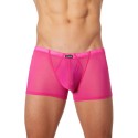 Boxer très fine résille rose Malibu II