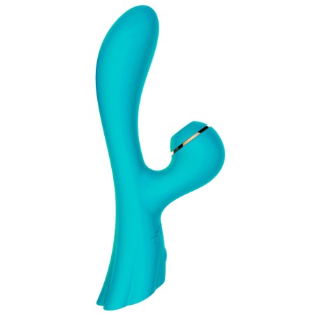 Vibromasseur double stimulation point G et clitoris bleu FAIRY USB