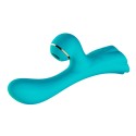 Vibromasseur double stimulation point G et clitoris bleu FAIRY USB