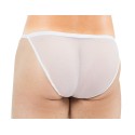 Tanga très fine résille blanche Malibu II