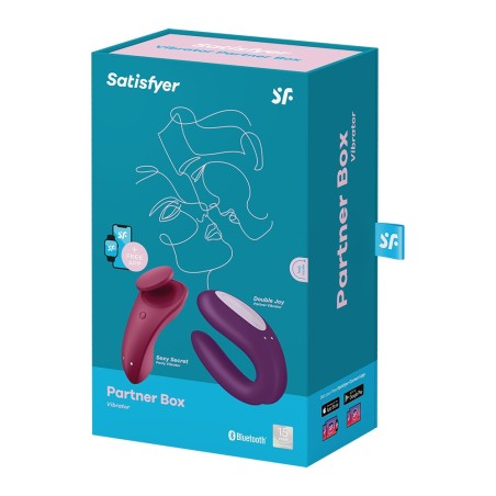 Satisfyer Coffret 2 sextoys connectés Partner Box 1 Satisfyer