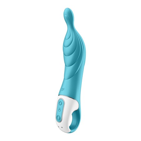 Satisfyer Vibromasseur rainuré Point A couleur turquoise A-Mazing 2 Satisfyer