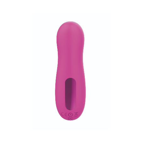 Stimulateur de clitoris par vibrations sur membrane rechargeable USB rose 10 Vitesses De Voyage - ZK003CPNK