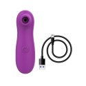 Vibromasseur par vibrations sur membrane rechargeable USB violet 10 vitesses de voyage - ZK003CPUR