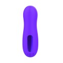 Vibromasseur par vibrations sur membrane rechargeable USB violet 10 vitesses de voyage - ZK003CPUR