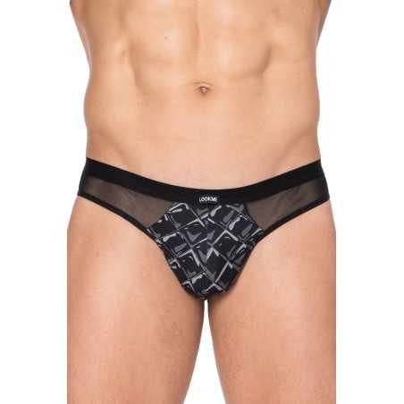 String imprimé noir New Look - LM2299-02BLK