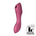 Satisfyer 2 en 1 Stimulateur de clitoris et vibromasseur Curvy Trinity 3 rouge Satisfyer