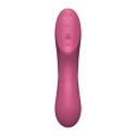 Satisfyer 2 en 1 Stimulateur de clitoris et vibromasseur Curvy Trinity 3 rouge Satisfyer