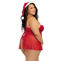 Costume mère noël grande taille 3 pièces - DG12117XCOS