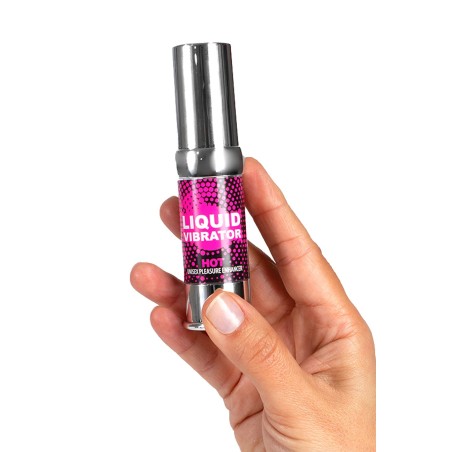 Liquide vibrant effet chauffant arôme fraise à la crème unisexe 15ml - SP5969