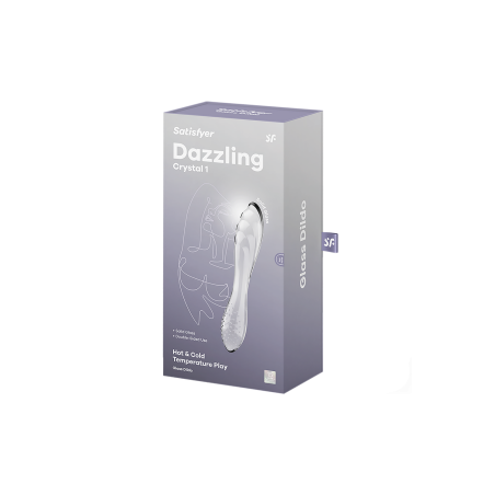 Gode en verre transparent haute qualité Dazzling Crystal 1 Satisfyer - CC597832