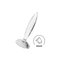 Gode anal en verre borosilicaté massif transparent Sparkling Crystal Satisfyer - CC597830