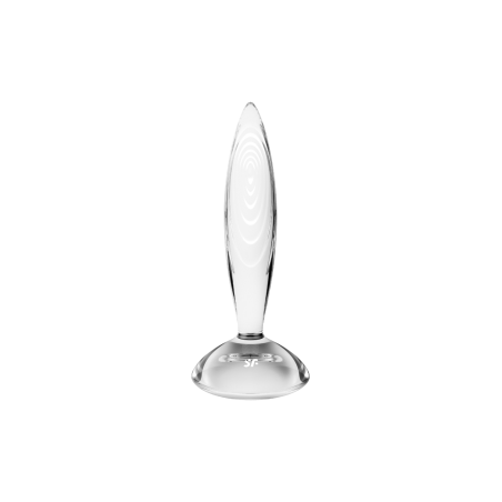 Gode anal en verre borosilicaté massif transparent Sparkling Crystal Satisfyer - CC597830