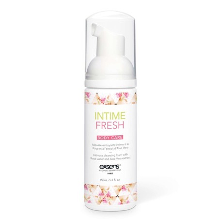 Mousse nettoyante intime à la rose de Damas et à l'extrait d'Aloe Vera 150ml - CC805035