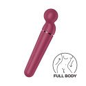 Vibromasseur wand rouge USB 60 vibrations Planet Wand-er Satisfyer - CC597844