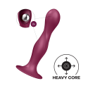 Gode ventouse silicone rouge Double Ball-R Satisfyer - CC597842