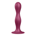 Gode ventouse silicone rouge Double Ball-R Satisfyer - CC597842