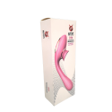 2 en 1 Stimulateur de clitoris avec langue et vibromasseur pour G USB flexible rose DISA - WS-NV025PNK