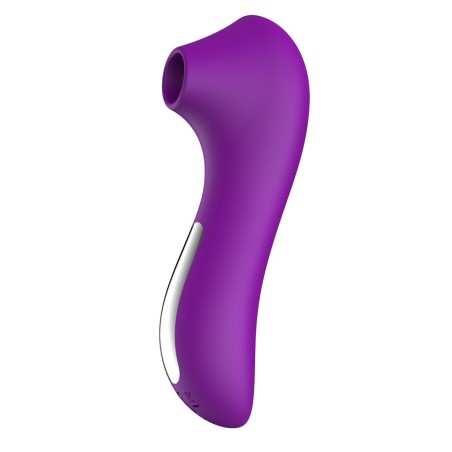 Stimulateur succion de clitoris et tétons USB violet - BOZ-086PUR