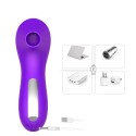 Stimulateur succion de clitoris et tétons USB violet - BOZ-086PUR