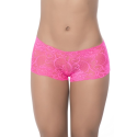 Boyshort dentelle 90 Hot Pink - MAL90PNK