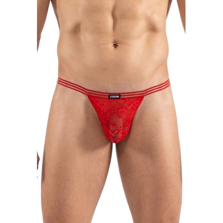 String en dentelle rouge All Square - LM2499-03RED