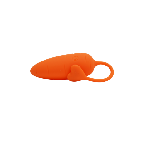 CARROT, Un Œuf vibrant avec télécommande, couleur et forme Carotte en silicone médical - BQ134ORA