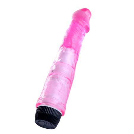 Vibromasseur 20 cm Jelly rose - YOJ-027PK