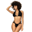 Maillot de bain 2 pièces noir, multipositionnable - MAL67069BLK