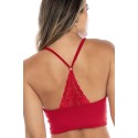 Pyjama 2 pièces rouge top et short - MAL7533RED