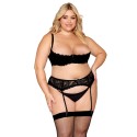 Soutien-gorge Demi-seins noir grande taille