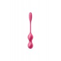 Boules de Geisha vibrantes télécommandées fushia Love Birds 2 Satisfyer - CC597866