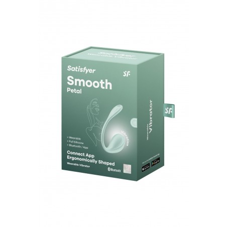 Oeuf vibrant vert menthe Smooth Petal Satisfyer - CC597862