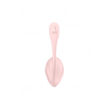 Oeuf vibrant télécommandé rose Ribbed Petal Satisfyer - CC597861