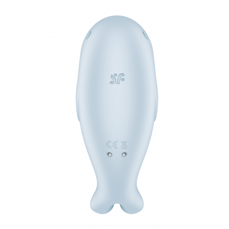 Stimulateur de clitoris vibration et air pulsé USB bleu Seal You Soon Satisfyer - CC597851