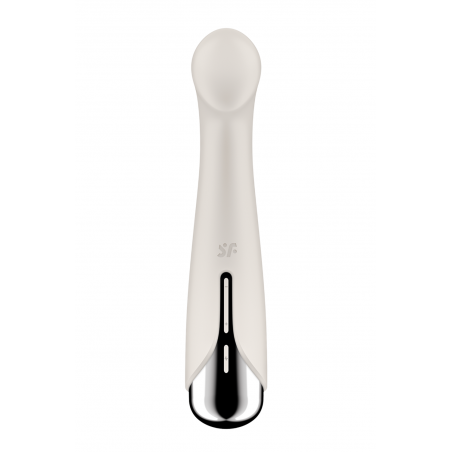 Vibromasseur point G tête rotative blanc USB Spinning g-spot 1 Satisfyer - CC597857