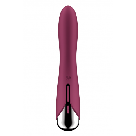 Vibromasseur USB tête rotative point G rouge Spinning Vibe 1 Satisfyer - CC597855