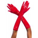 Gants en vinyle rouge - MAL125GLRD